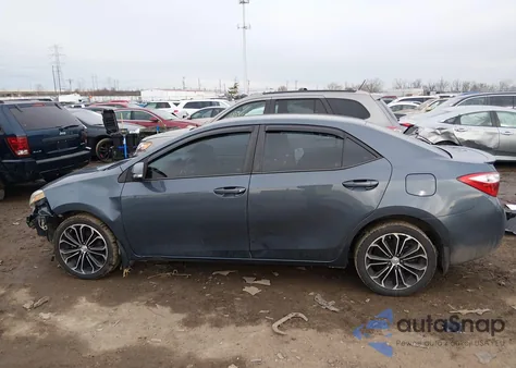 2014 Toyota Corolla S Plus из США, поврежденный, VIN 2T1BURHE3EC134872